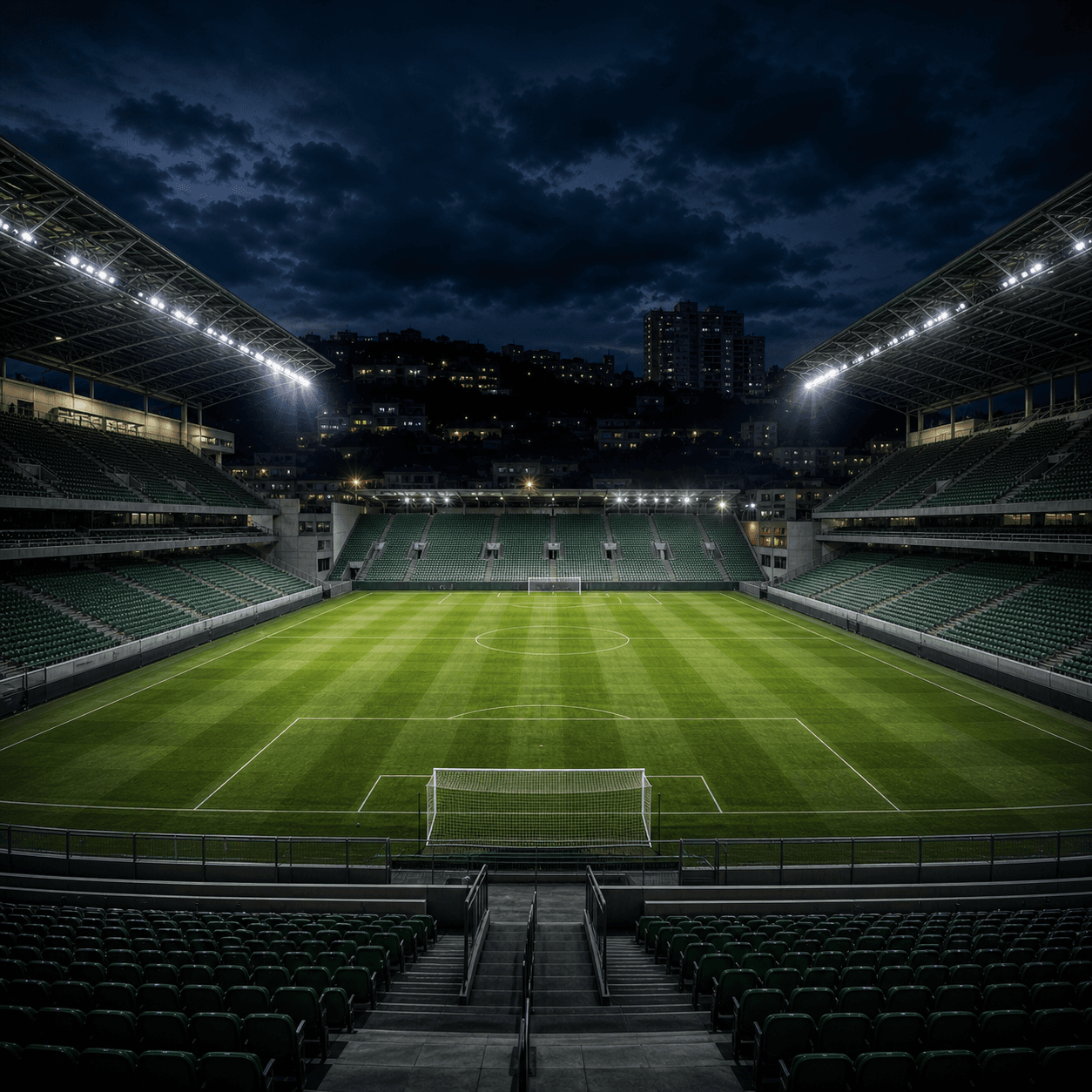 Estadio Independencia em imagem autoral sem escudos ou marcas, para jogos do America Mineiro