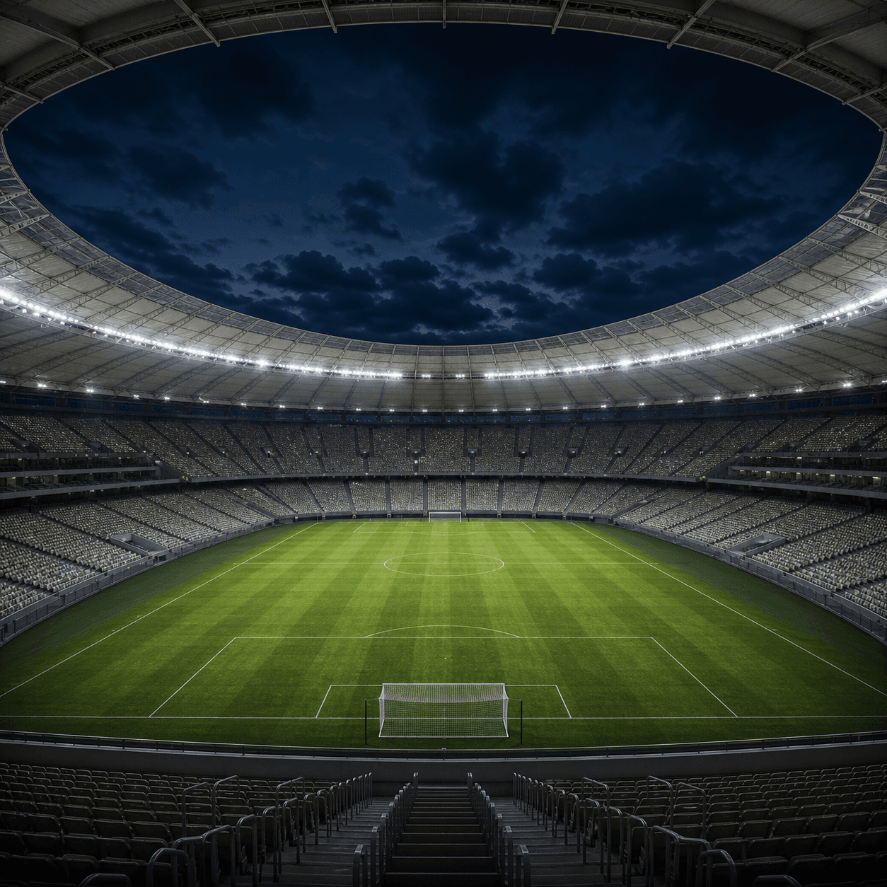 Estadio Castelao em imagem autoral sem escudos ou marcas, para jogos do Ceara